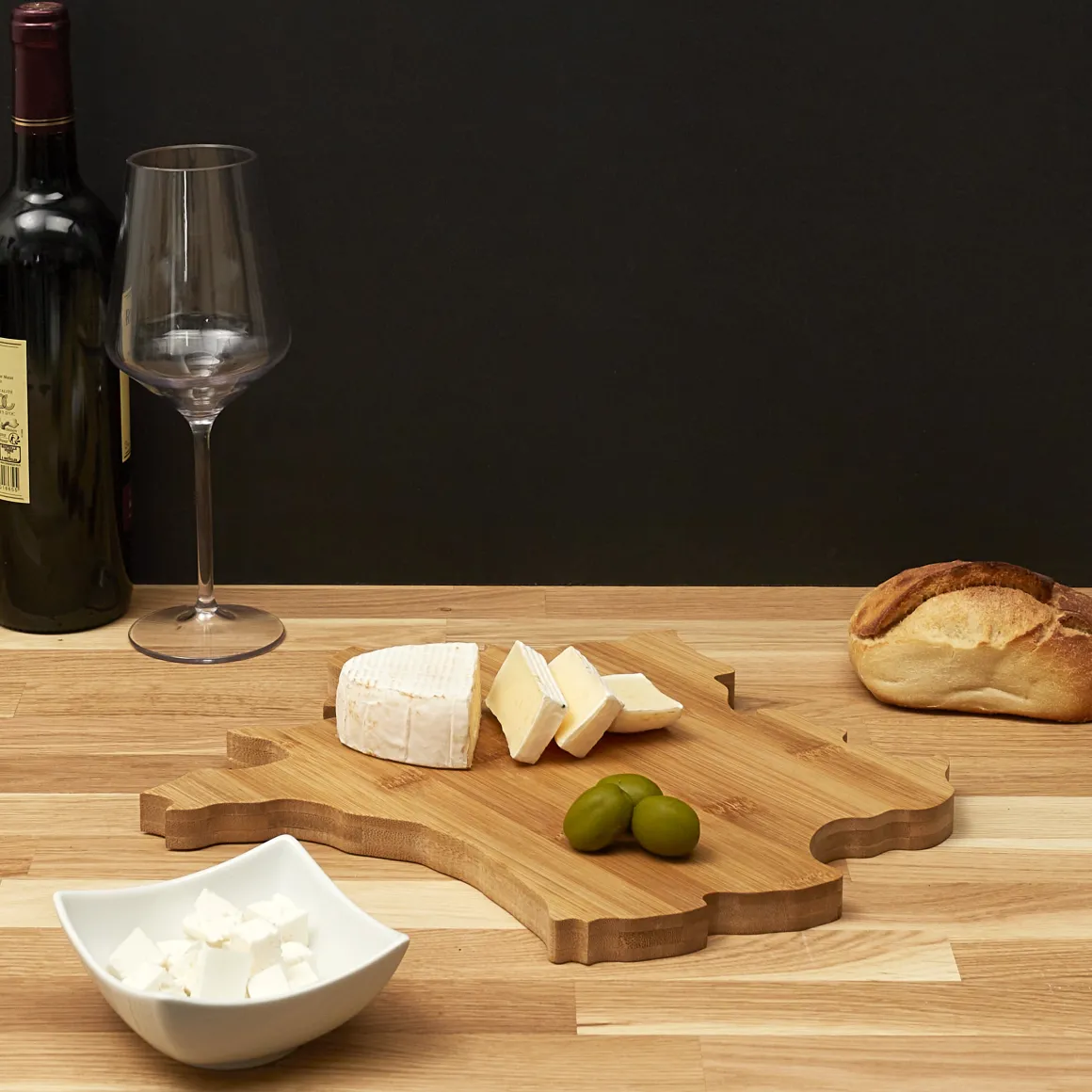 La Chaise Longue Art De La Table|Accessoires-PLANCHE A FROMAGES CARTE DE FRANCE