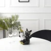La Chaise Longue Déco-PORTE-BOUTEILLE BOULEDOGUE NOIR