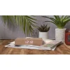 La Chaise Longue Horloge & Réveil-REVEIL CHARGEUR BOIS NATUREL