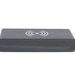 La Chaise Longue Horloge & Réveil-REVEIL CHARGEUR BOIS NOIR