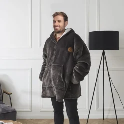 La Chaise Longue Cocoon-SWEAT PLAID CAPITAINE FLEMME