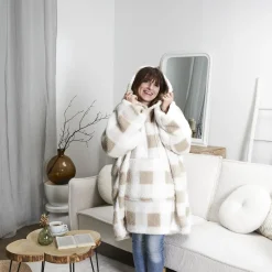 La Chaise Longue Cocoon-SWEAT PLAID CHESSY