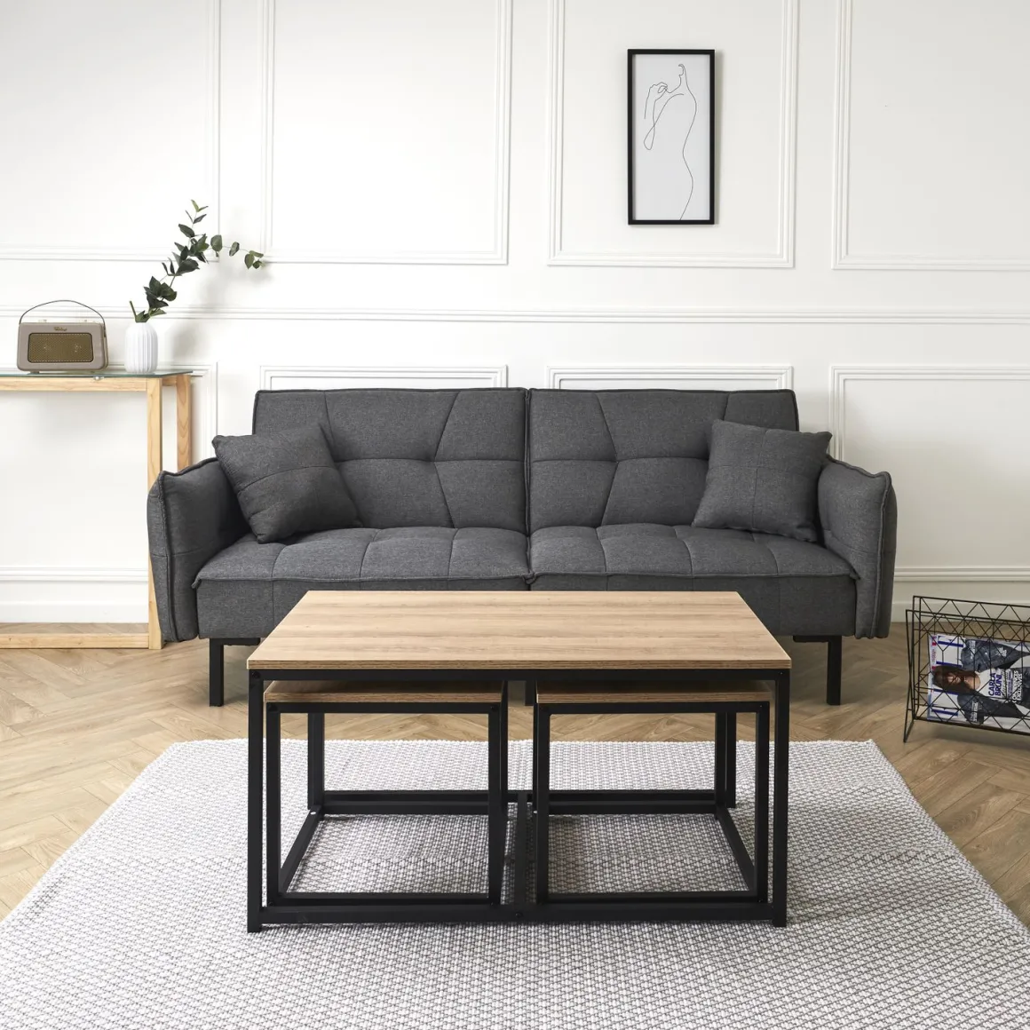 La Chaise Longue Mobilier-TABLE BASSE X3 SEATTLE