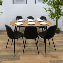 La Chaise Longue Mobilier-TABLE EXTENSIBLE 4 A 6 PERSONNES