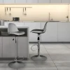 La Chaise Longue Mobilier-TABOURET DE BAR ISAK GRIS - Lot de 2
