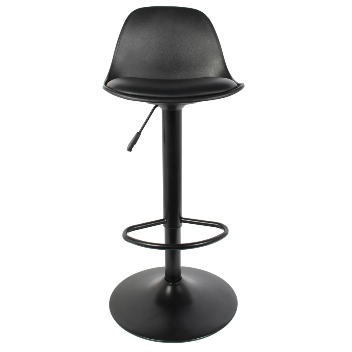 La Chaise Longue Mobilier-TABOURET DE BAR ISAK NOIR - Lot de 2