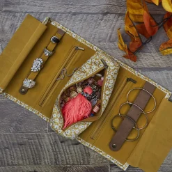 La Chaise Longue Sacs & Pochettes-TROUSSE A BIJOUX FLOWER POWER