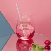 La Chaise Longue Boissons & Cocktails-VERRE A COCKTAIL AVEC PAILLE