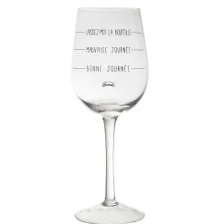 La Chaise Longue Vin & Champagne-VERRE A VIN HUMEUR DU JOUR