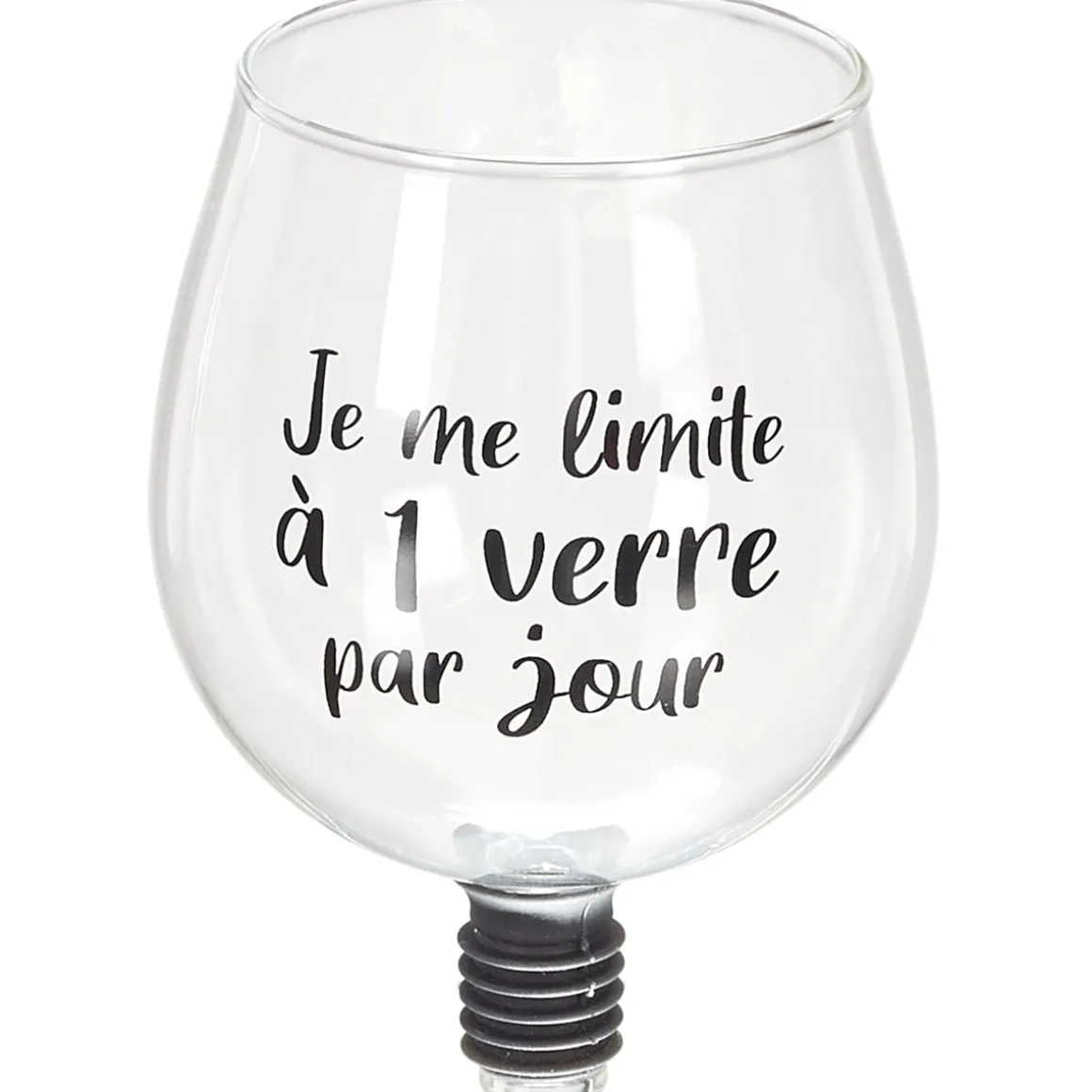 La Chaise Longue Vin & Champagne-VERRE EMBOUT DE BOUTEILLE