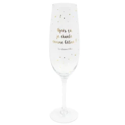 La Chaise Longue Vin & Champagne-VERRE PROSECCO XL JE CHANTE COMME CELINE
