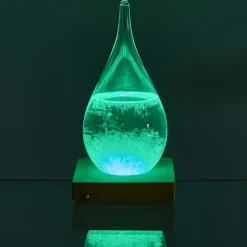 La Chaise Longue Déco-VERRE TEMPETE GOUTTE LED